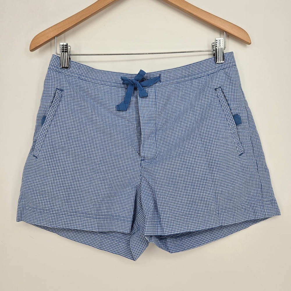 Vtg Ralph Ralph Lauren 100% Cotton Gingham Shorts Womens 8 Western Preppy Resort